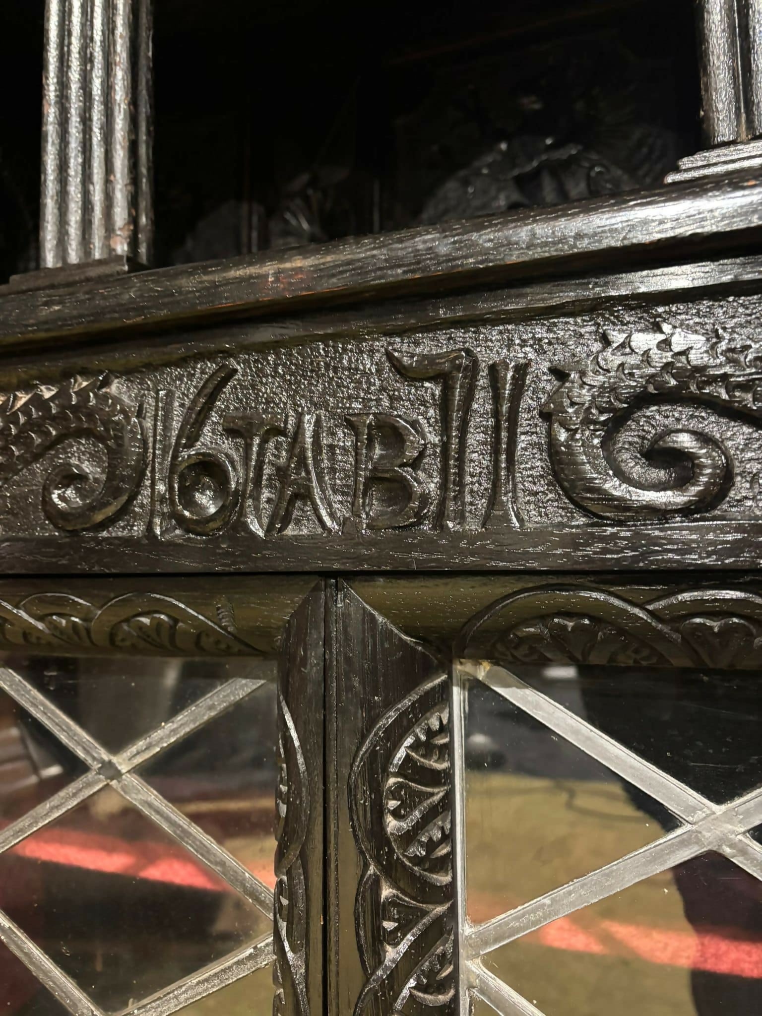 Antique Court Cupboard Dated 16716