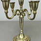 Pair of Candelabras Vintage French Style Metal Five Arm Candle Holders LOT 6484