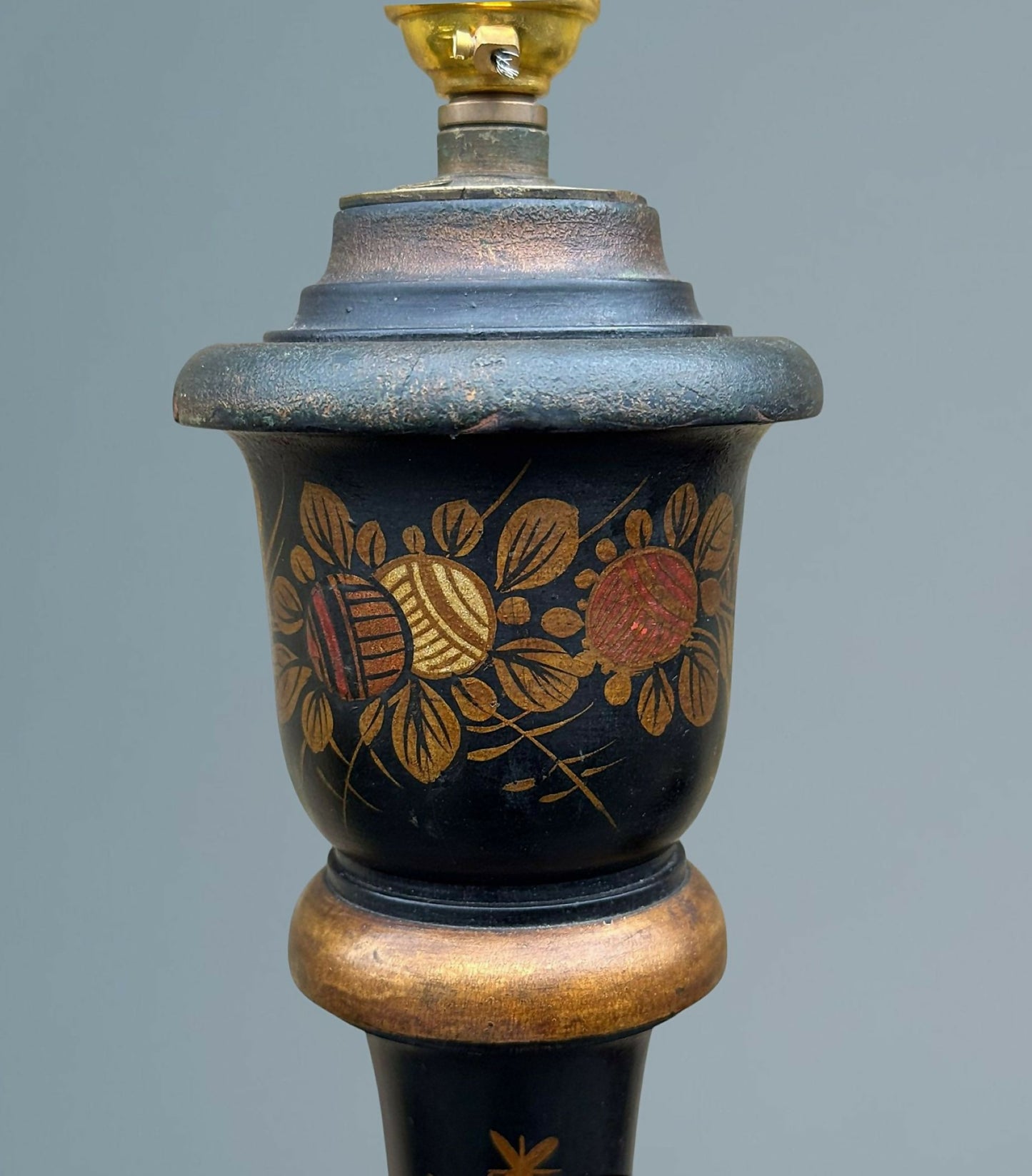 Lacquered Chinoiserie Standard Lamp