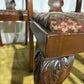 Vintage Burr Walnut Veneered Set Of Five Dining Chairs4