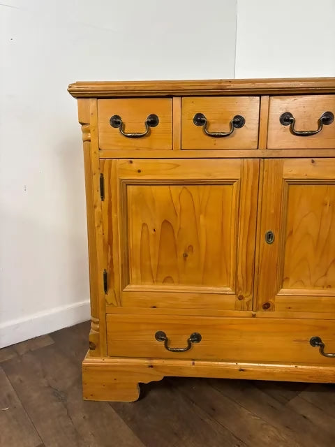 Antique Style Pine Sideboard / Cupboard