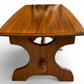 Vintage Wooden Coffee Table 86cm Length 46cm Width 39cm Height Turned Stretcher