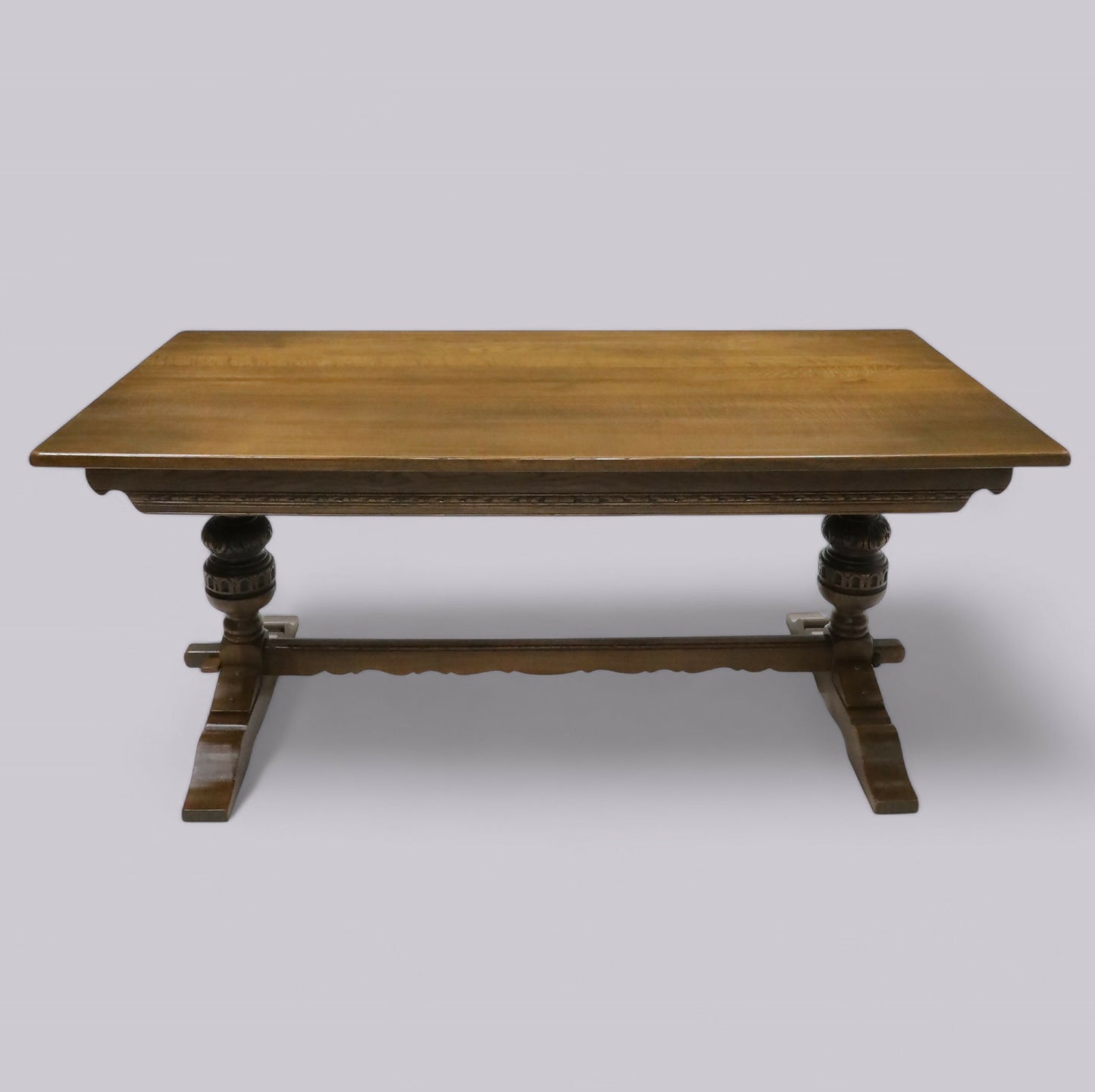 Old Charm Solid Oak Dining Table Seats 8 Places Light Oak FREE UK Delivery. SBR9538/1009D
