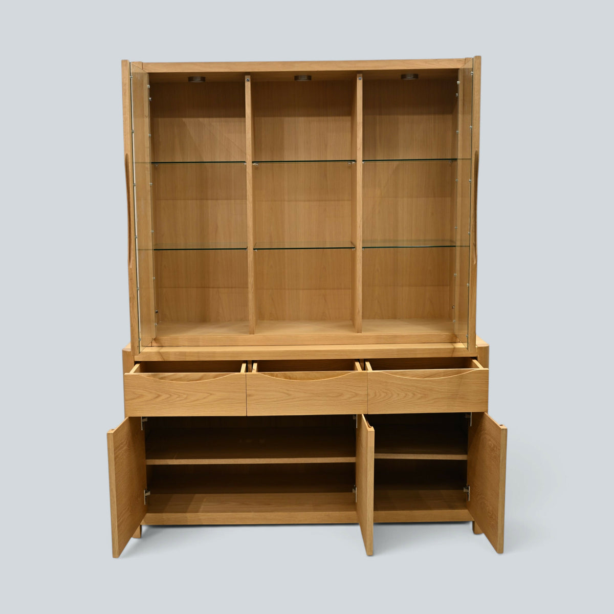 Winsor Stockholm Sideboard Display Cabinet/Unit Light Finish FREE UK Delivery*