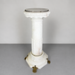 Pedestal Lamp Vintage French Style Alabaster Brass Lighting LOT 5087