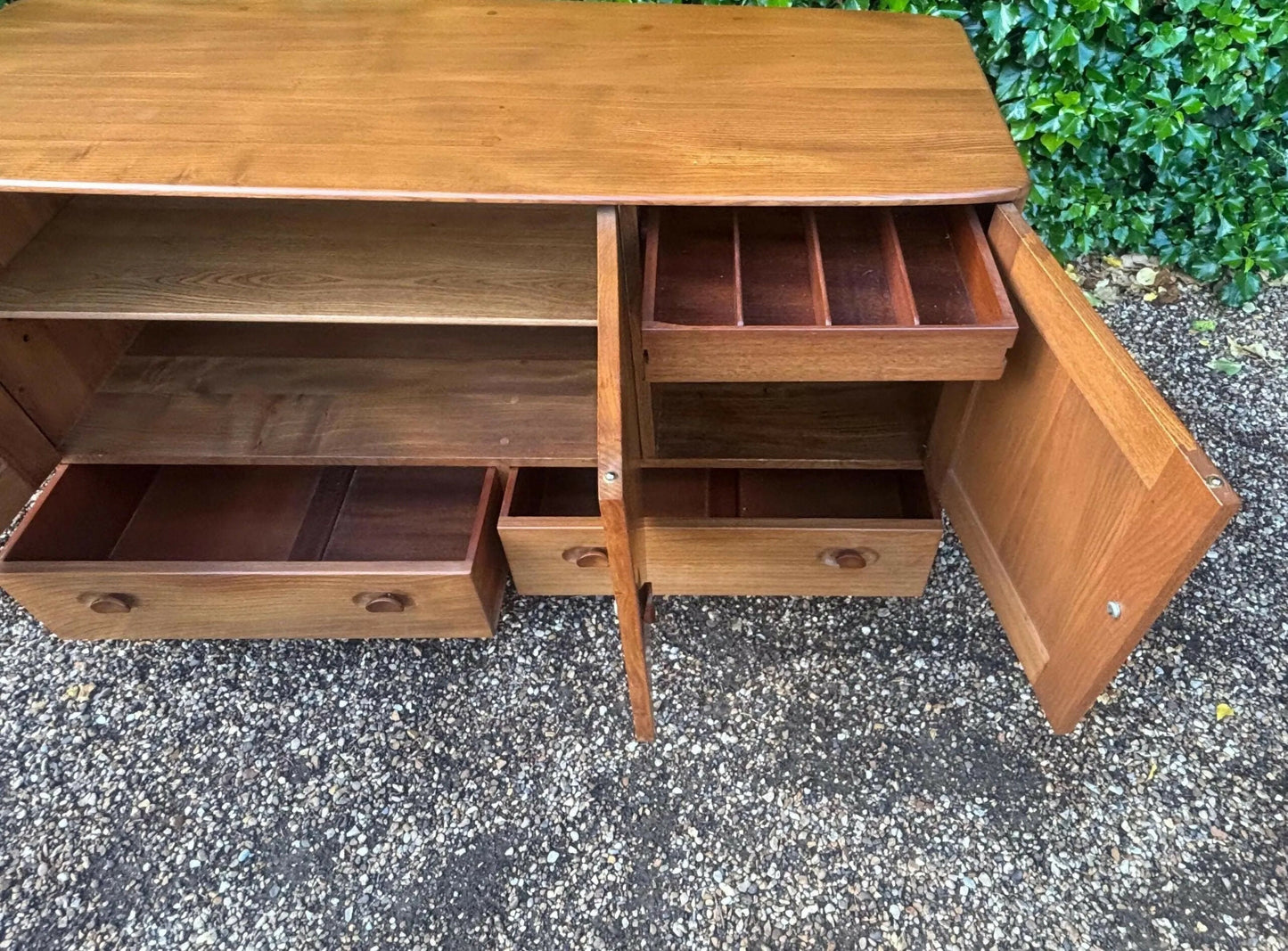 Mid Century Ercol Windsor Elm Sideboard