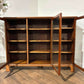 Vintage Mahogany Triple Glazed Door Bookcasex