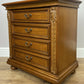 Pair of Bedside Tables Vintage French Nightstands 4 Drawers Cabinets LOT 6315
