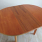 Mid century retro GDR round dining table