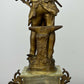 Clock Antique French Ornate Figural Marble Forgeron Mantel Clock LOT 6479