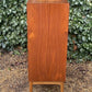 Vintage Tallboy Mid Century Danish Teak Dresser Chest Of Drawers