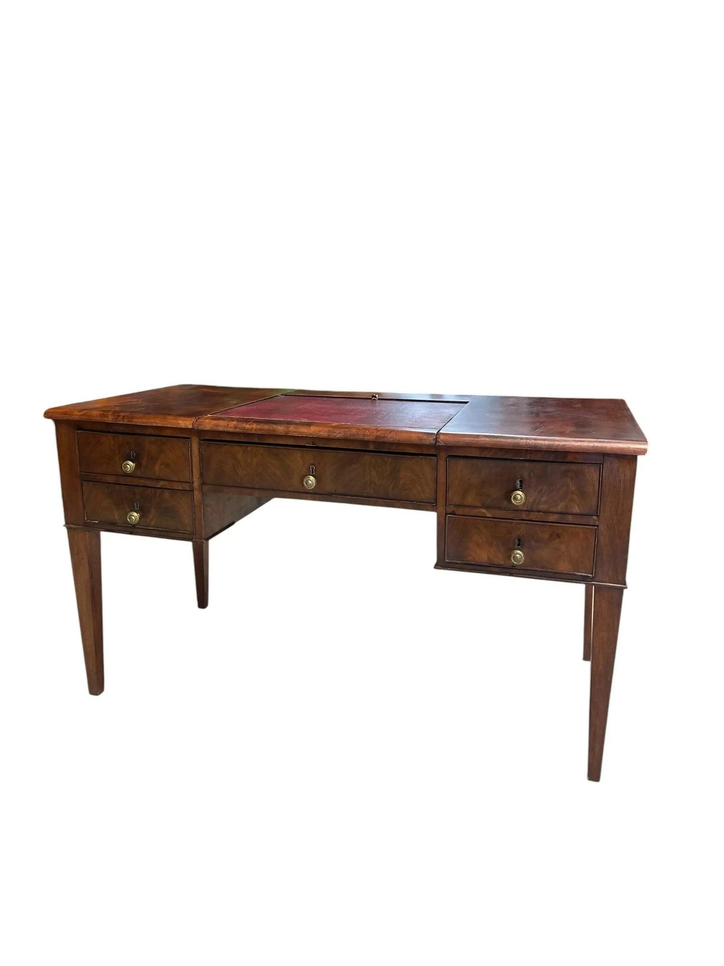 Vintage Mahogany Sheraton revival writing Desk