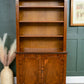 Georgian Style Open Fronted Bookcase Display Cabinet - Mahogany