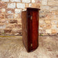 Antique Bow Front Corner Cupboard | Victorian Solid Wood Cabinet | Original Patina | Period Storage