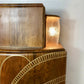 Large Art Deco Walnut Cocktail Cabinet with Design