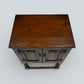 Old Charm Pedestal Cabinet Small Cupboard Bedside Tudor Brown FREE DELIVERY*