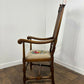 Reproduction Bar Back Mahogany Framed Armchair