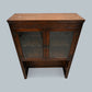 Old Charm Wall Top Unit Bookcase Leaded Glass Display Tudor Brown FREE Delivery*