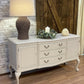 Stunning Large Mahogany Sideboard Fusion Paint Cathedral Taupe