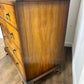 Vintage Walnut Chest On Chest – 8 Drawer Tallboy Chest