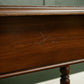 Victorian Mahogany Console Side Table with Leather Top & End Drawer