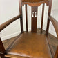 Edwardian Oak Art Nouveau Style Armchair