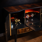 Crimson Crimson Cocktail Cabinet | Drinks Cabinet | Mid Century Bar Cabinet | Statement Home Bar