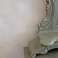Vintage French Dressing Table & Mirror | Hand Painted Vanity | Ornate French Bedroom Furniture