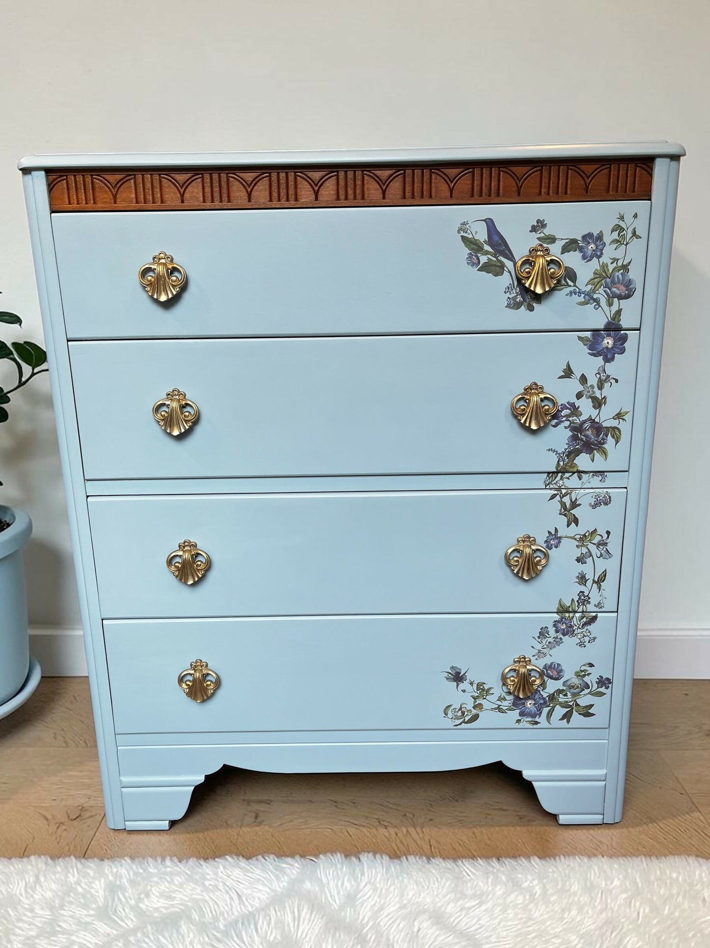 Hand painted vintage Lebus Drawers