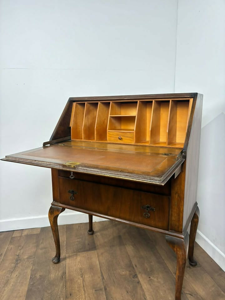 Vintage Figured Walnut Bureau
