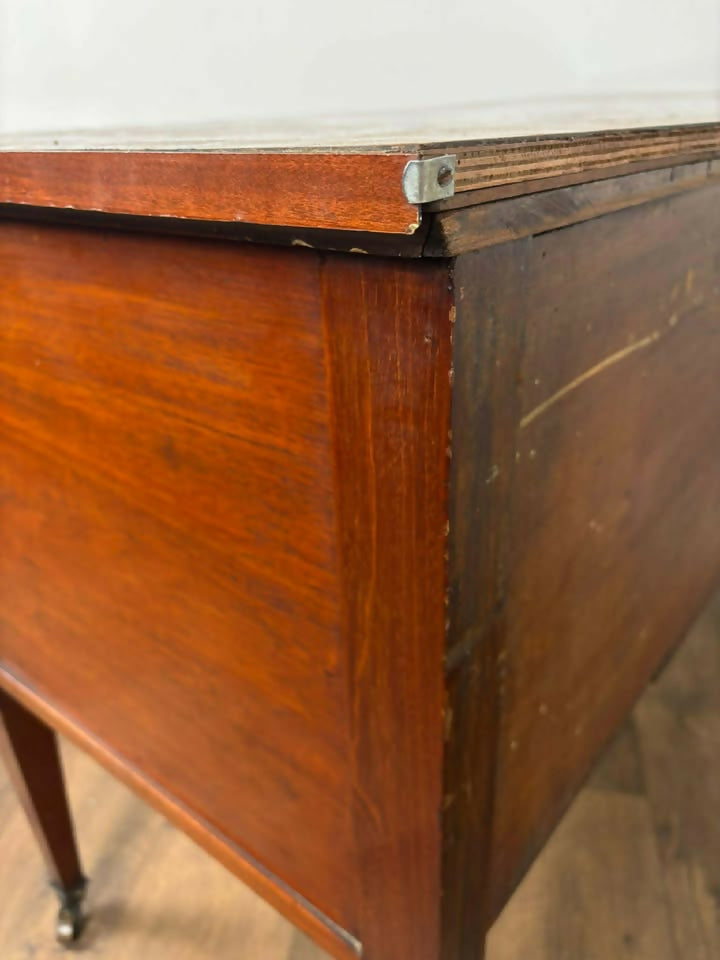 Edwardian Inlaid Mahogany Washstand