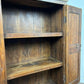 Vintage Indian Rustic Wooden Cupboard with Lime Wash Finish