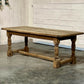 Quality Bleached Oak Farmhouse Dining Table