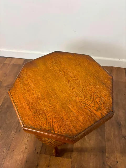 Vintage Oak Octagonal Coffee Table