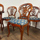 Set of Six Reproduction French Style Mahogany Dining Chairs