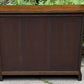A WOOD BROTHERS OLD CHARM CARVED LIGHT OAK CD STORAGE CABINET / STAND