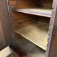 Victorian Mahogany Pedestal Sideboard with Carved Gallery Back