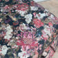 Vintage Upholstered Ruffled Stool - Art of Loom 'Jardin Autumn'