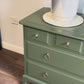 Stag Minstrel Chest of Drawers | Vintage Furniture Painted in Soft Green