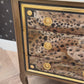 Leopard Print French Style Chest Of Draws / Dresser