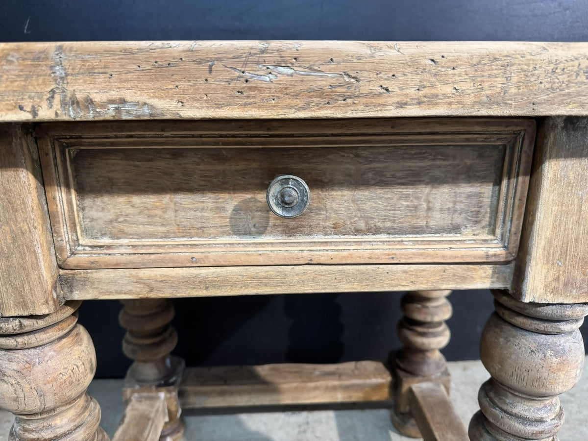 Quality Pair Oak Lamp Tables