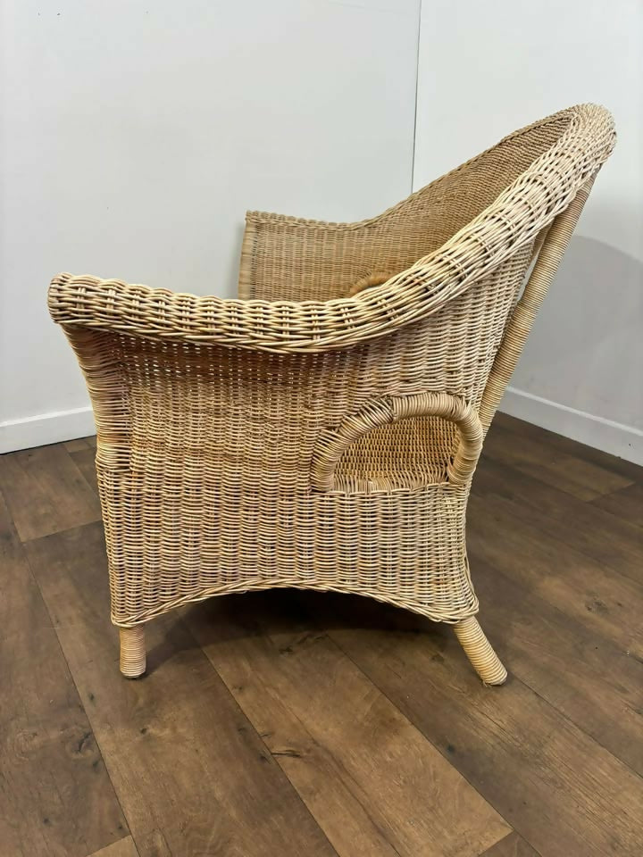Cane Two Seater Conservatory Settee