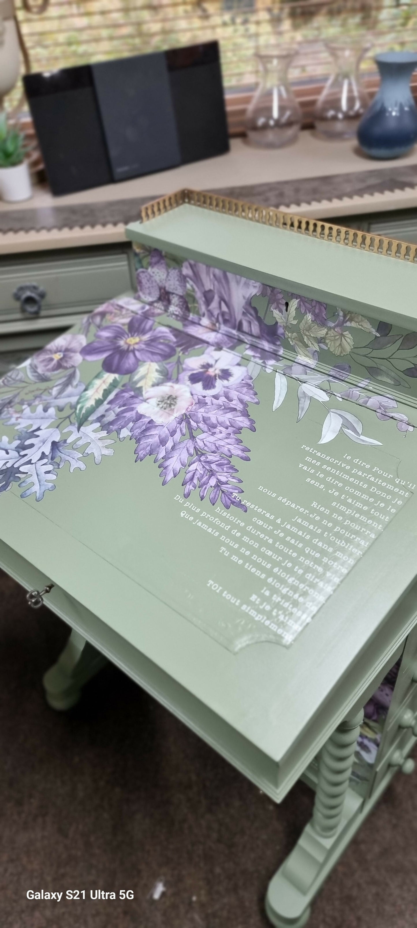 Restyled Davenport Desk/Dressing Table