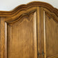 Wardrobe Vintage French Style Oak Two Door Bedroom Storage Armoire LOT 6509