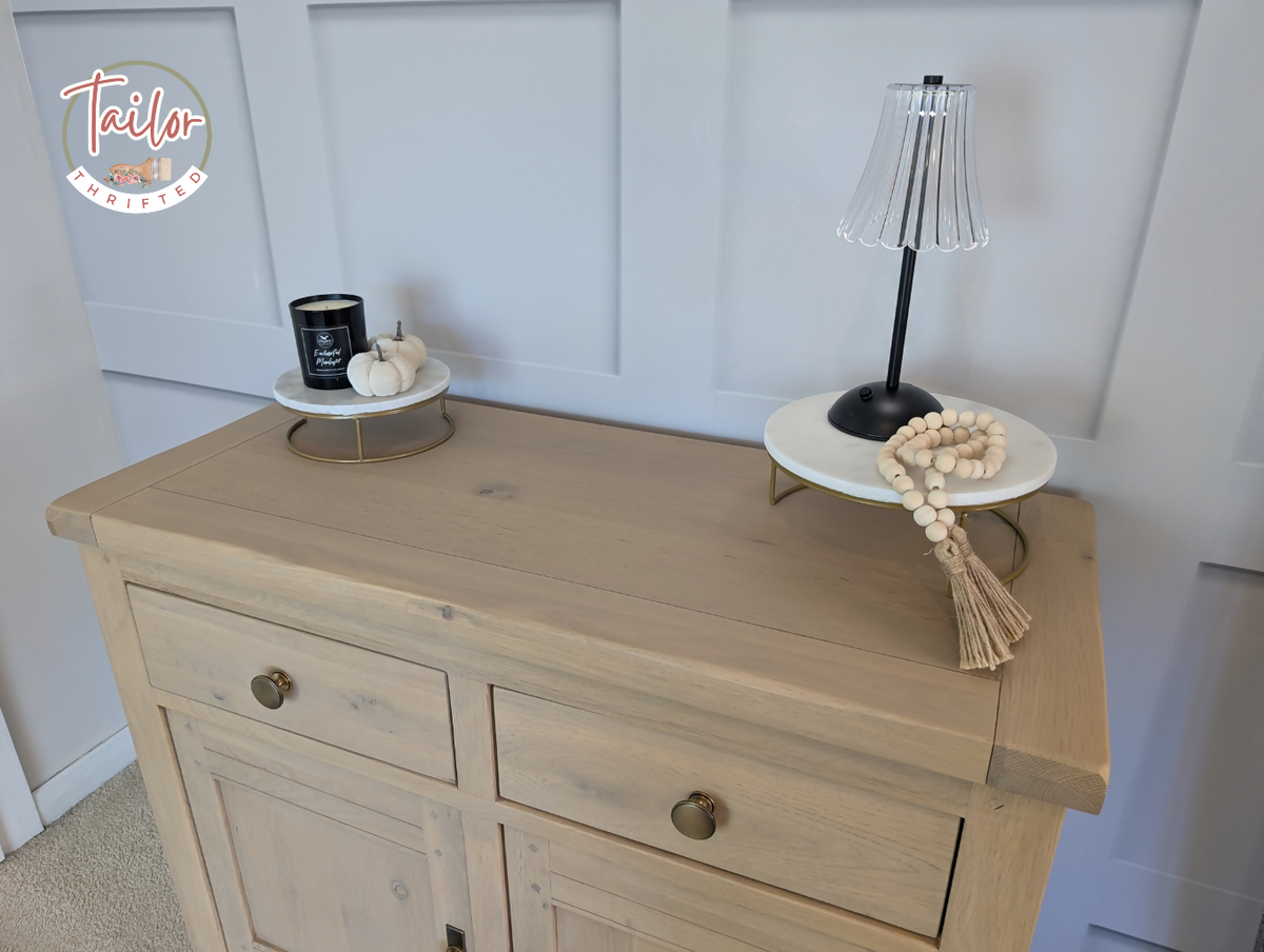 Professionally Upcycled Oak Wood Sideboard | Modern Rustic