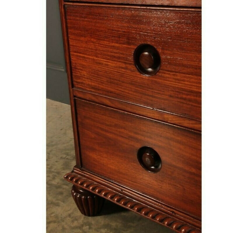 2 Piece Anglo Indian Military Vintage Chest Of Drawers