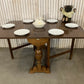 Vintage Drop Leaf Dining Table J. Heap & Co Solid Wood Extendable