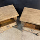 Quality Pair Oak Lamp Tables