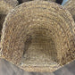 Set of Four Hand-Woven Abaca Fibre Tub Chairs