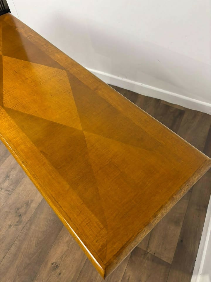 Art Deco Style Twin Pedestal Console Table